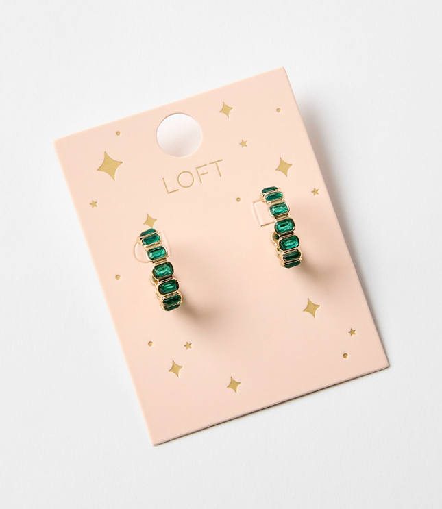 Crystal Hoop Earrings