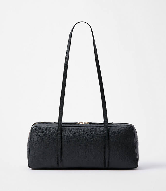 LOFT Versa Pebbled Leather East West Bag