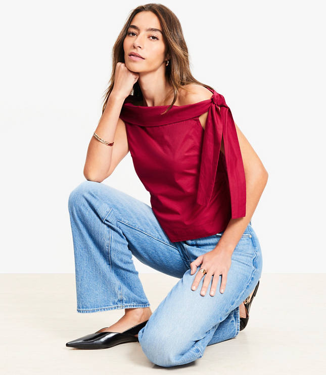 Tie One Shoulder Top