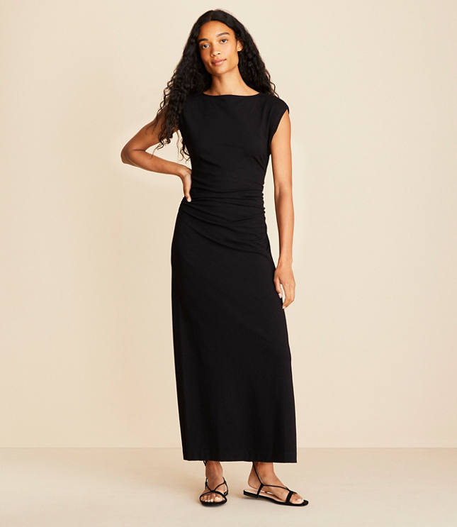 Petite Lou & Grey Softened Boatneck Maxi Dress