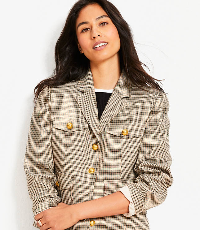 Plaid Eisenhower Jacket