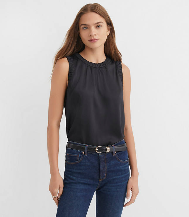 Ruched Trim Shell