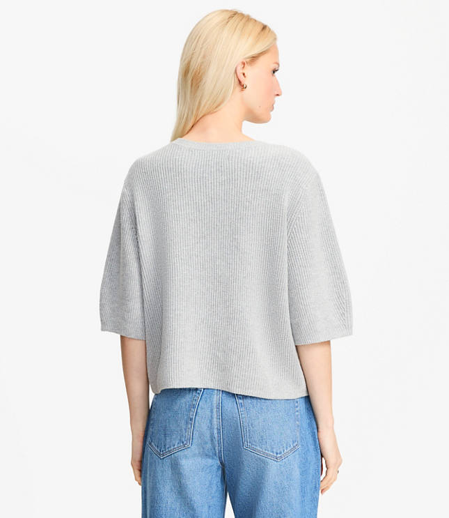 Heathered Relaxed Sweater Tee