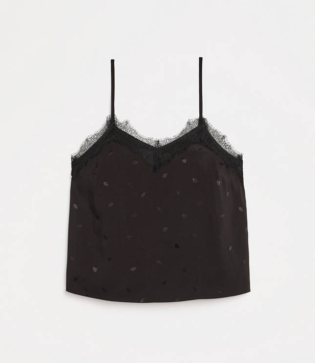 Petite LOFT Versa Gingko Lace Cami