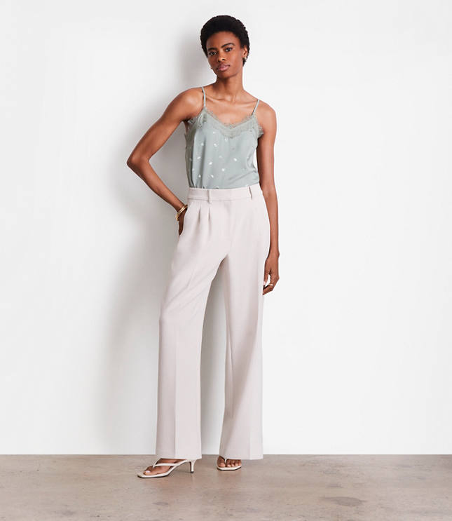 Petite LOFT Versa Gingko Lace Cami