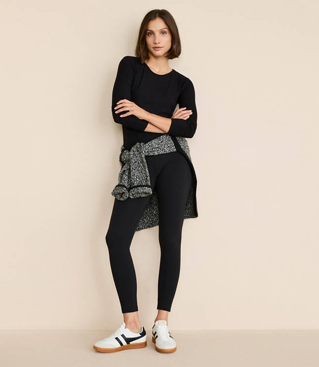 Lou & Grey Cozy Fleece Back Leggings