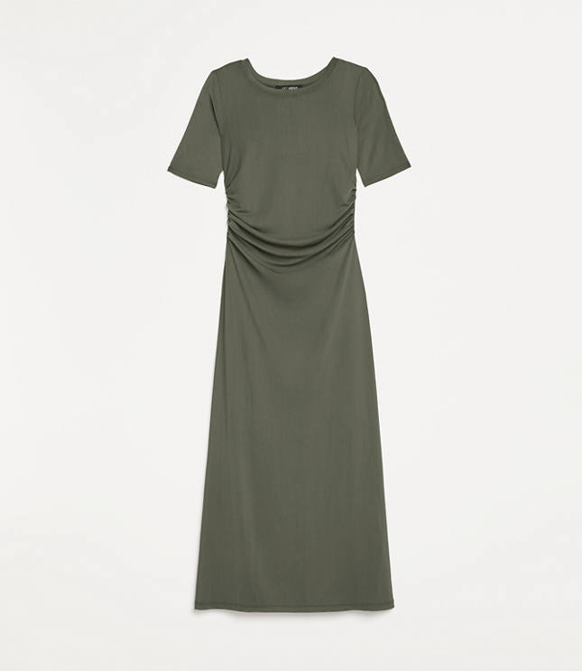 Petite LOFT Versa Mesh Midi Dress
