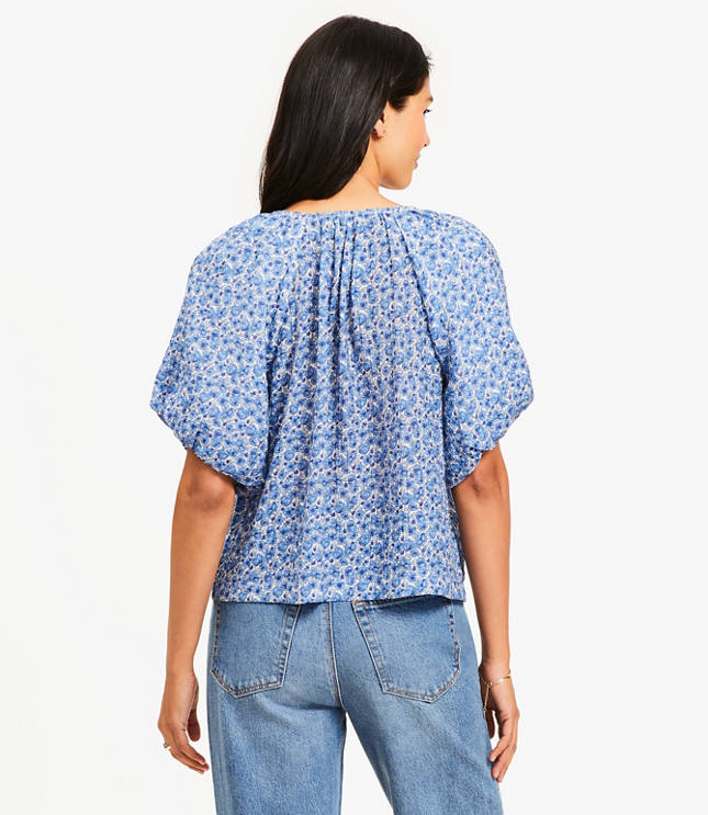 Floral Bow Blouse