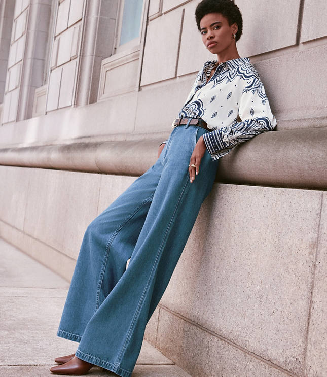 Patchwork Jeans | Loft