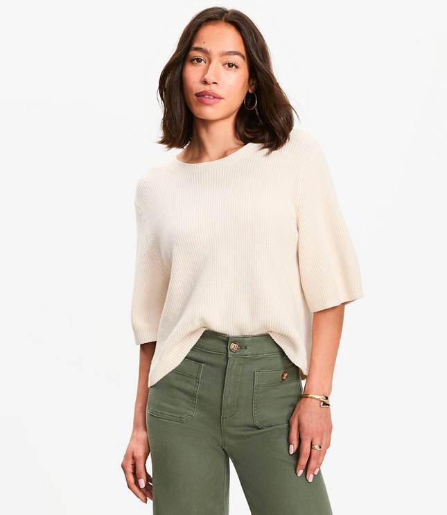 Relaxed Sweater Tee