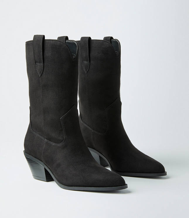 Mid Calf Western Boots