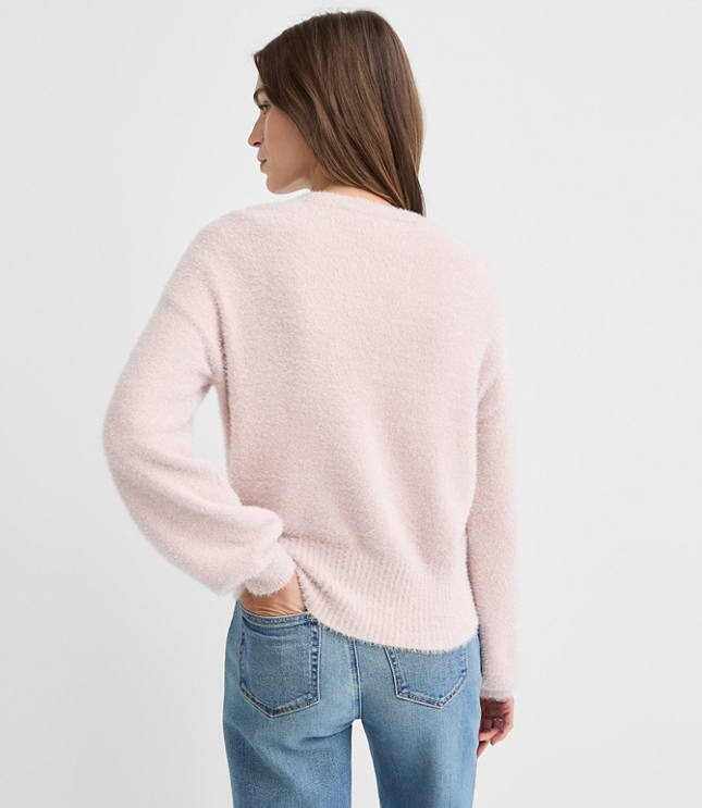 Shimmer Fuzzy Sweater