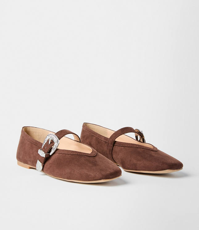 Western Mary Jane Flats