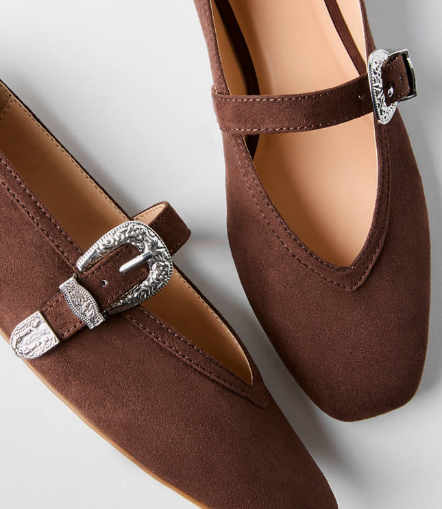 Western Mary Jane Flats