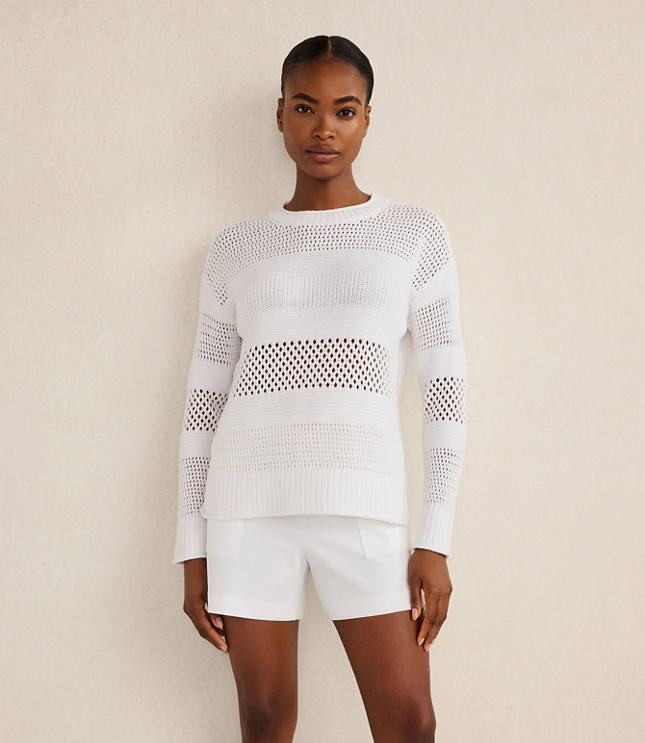 Cotton Crewneck Sweaters | Loft