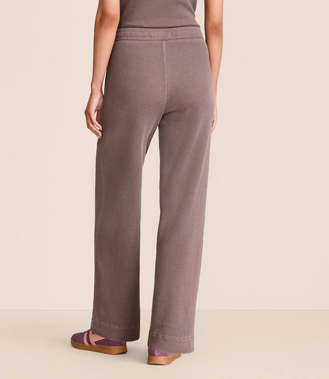 Lou & Grey Upstate Waffle Wide Leg Pants