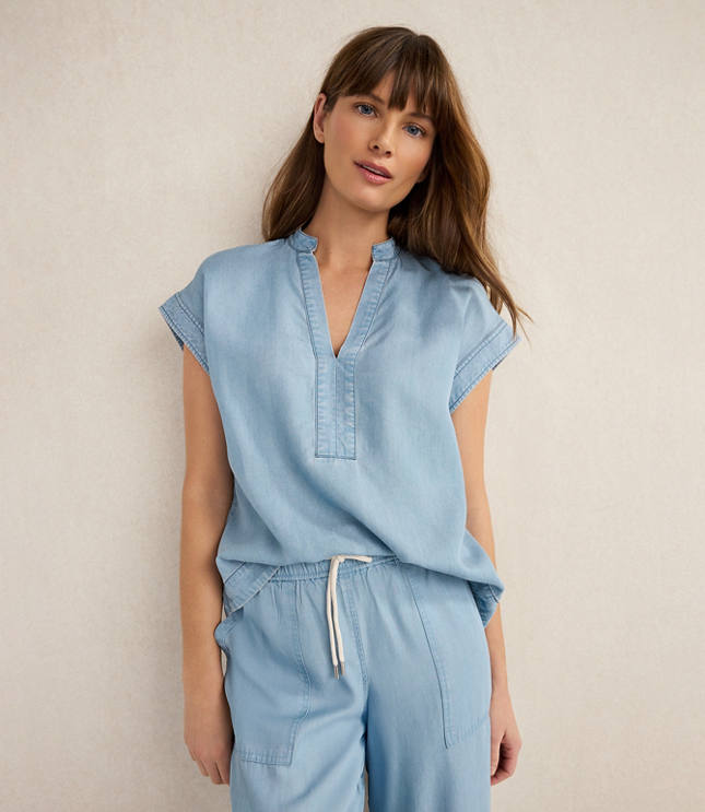 Chambray Tops | Loft