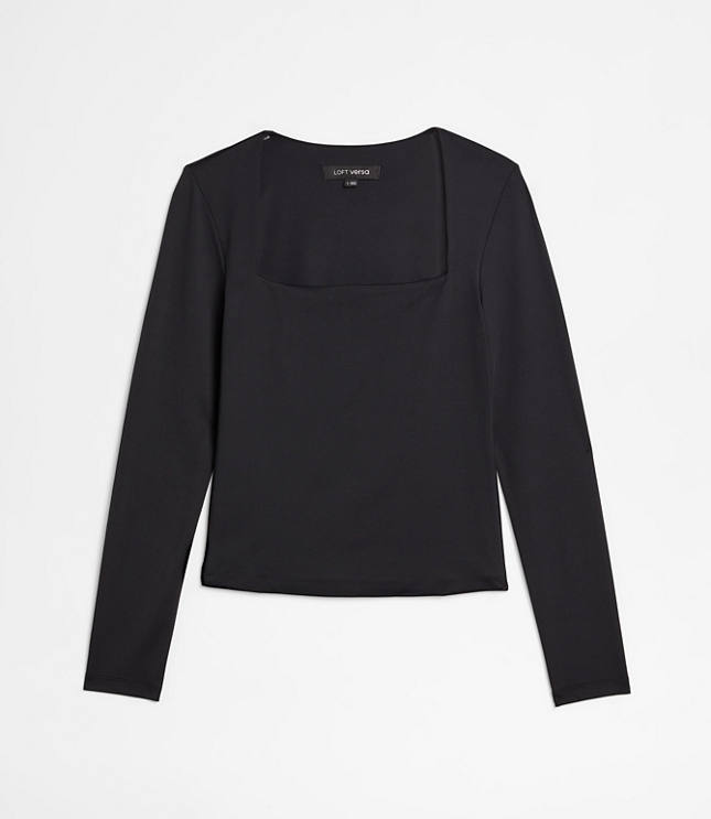 LOFT Versa 360 Knit Square Neck Top