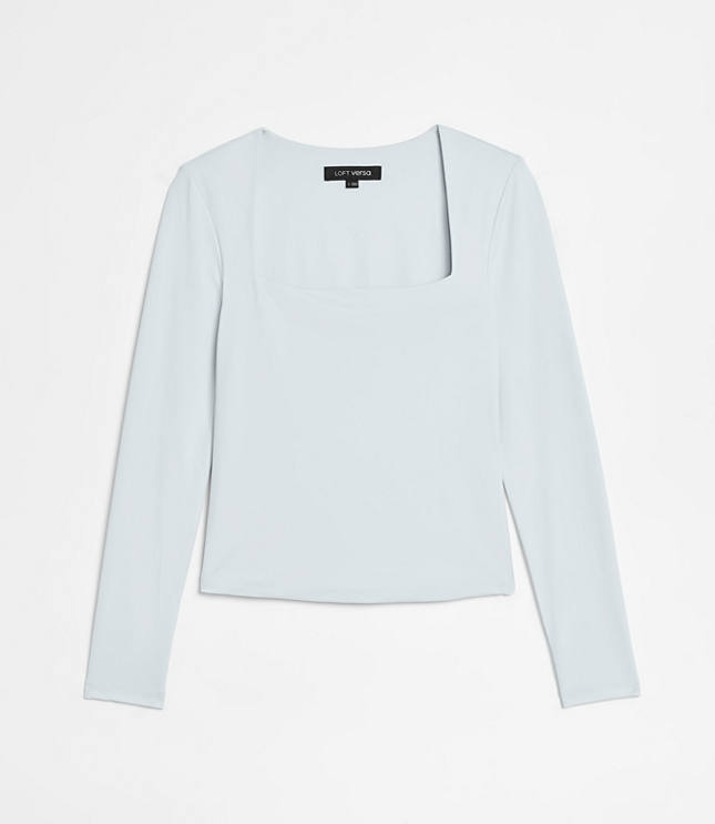 LOFT Versa 360 Knit Square Neck Top