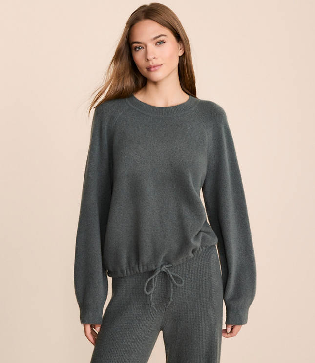 Lou & Grey Cloudstitch Drawstring Sweater