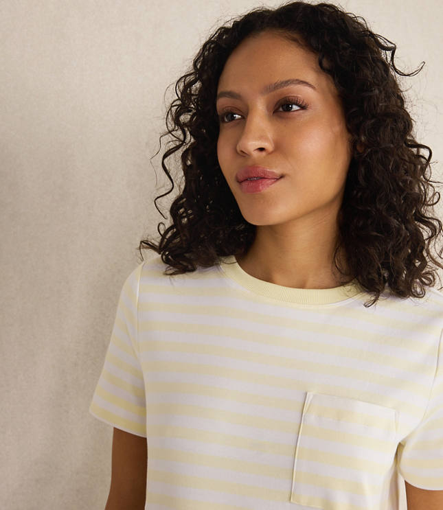 Haven Well Within Organic Cotton Interlock Stripe T-Shirt Dress