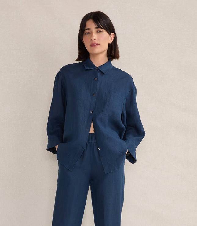 Haven Well Within Linen Scoop Neck Tunic