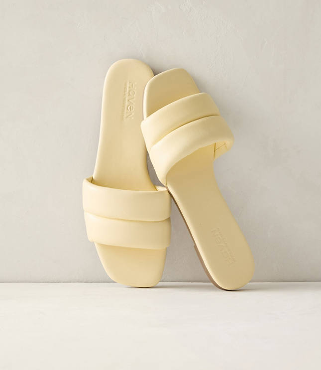 Haven Well Within Quilted Leather Slides