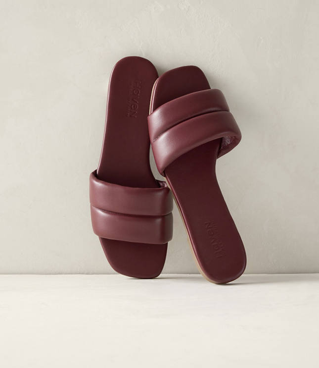 Haven Well Within Quilted Leather Slides