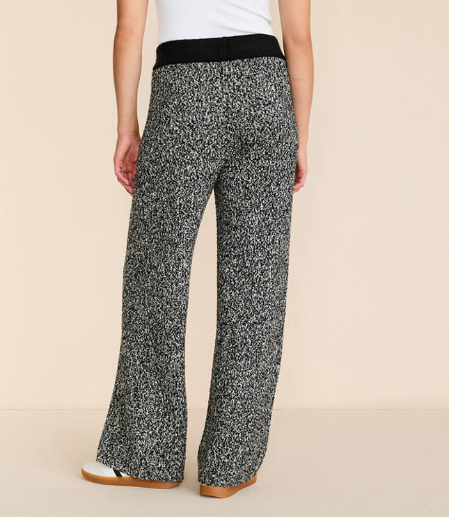 Petite Lou & Grey Colorblock Wide Leg Sweater Pants