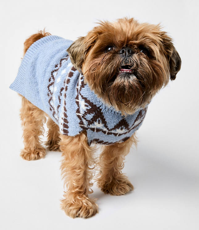 Fair Isle Dog Sweater
