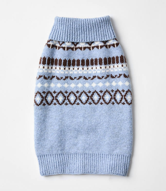 Fair Isle Dog Sweater