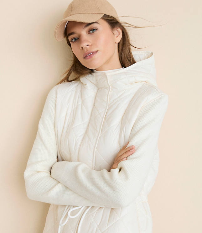 Lou & Grey Drawstring Puffer Jacket