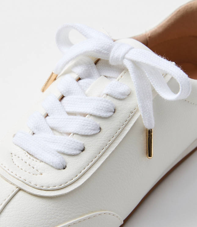 Metallic Low Profile Sneakers