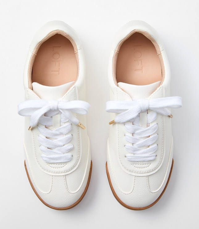 Metallic Low Profile Sneakers