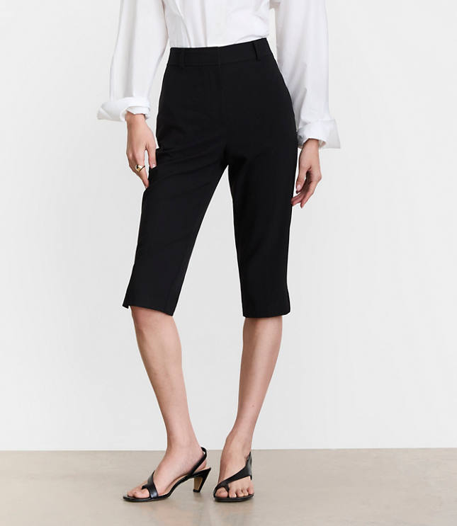 LOFT Versa Seasonless Stretch Slim Crop Pants