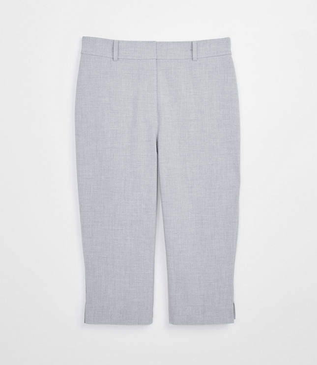 LOFT Versa Seasonless Stretch Slim Crop Pants in Heather