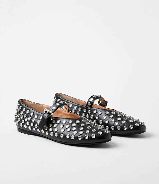 Sparkle Mary Jane Flats