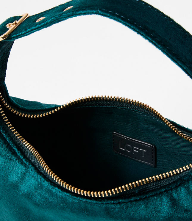 Velvet Top Handle Bag