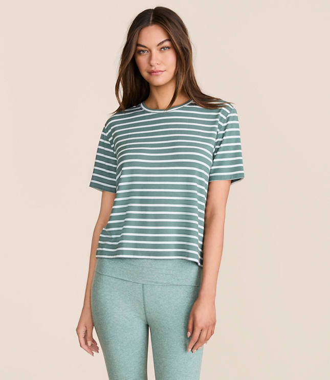 Lou & Grey Striped Essential Modal Tee