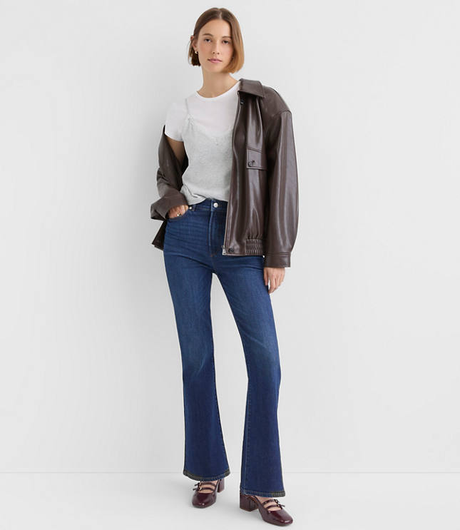 Heathered Lace Perfect Ribbed Cami Tee