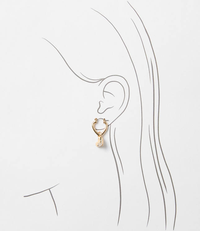 Heart Hoop Earring Set