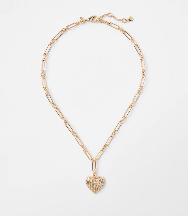 Sparkle Heart Pendant Necklace