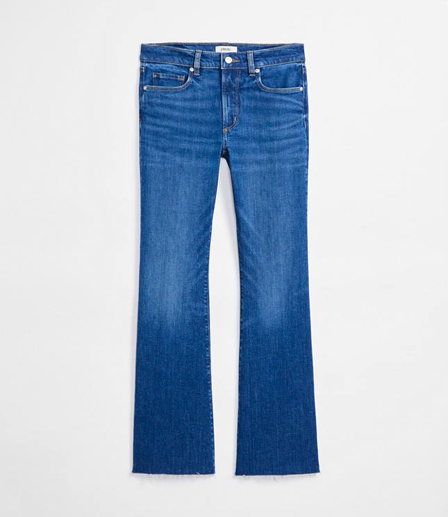 Rivete Curvy Mid Rise Boot Jeans in Vintage Dark Wash