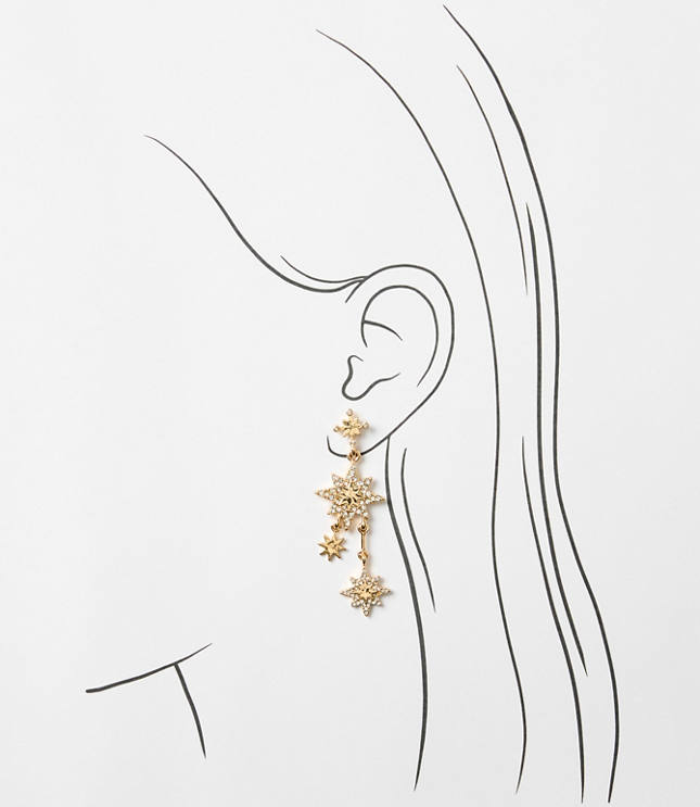 Shooting Star Drop Earrings