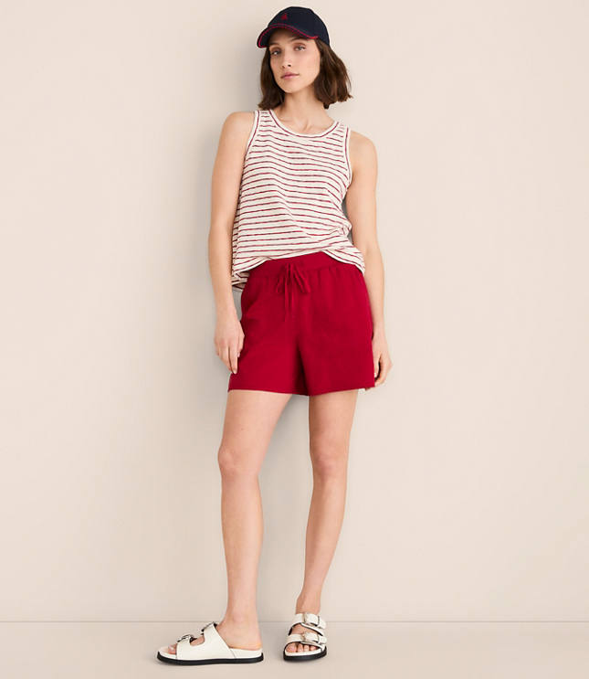 Lou & Grey Washed Twill Shorts carousel Product Image 1