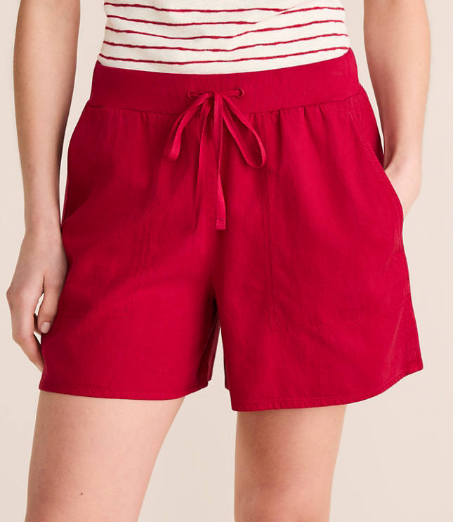 Lou & Grey Washed Twill Shorts carousel Product Image 2