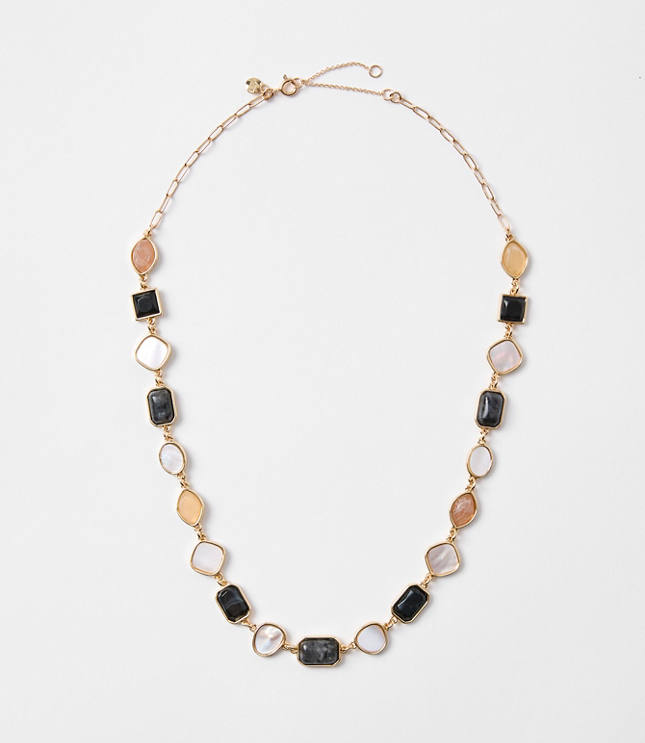 Multifaceted Statement Necklace