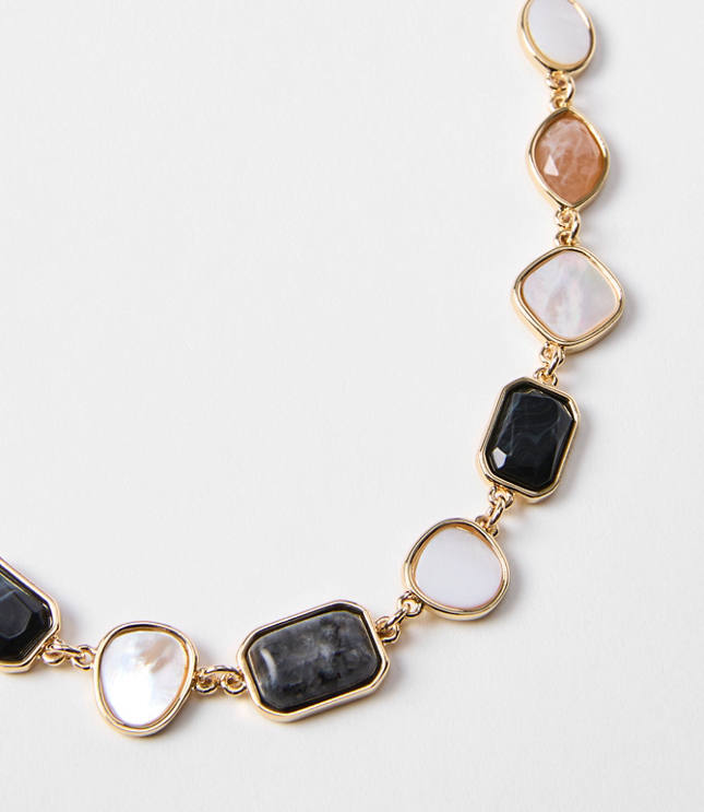Multifaceted Statement Necklace