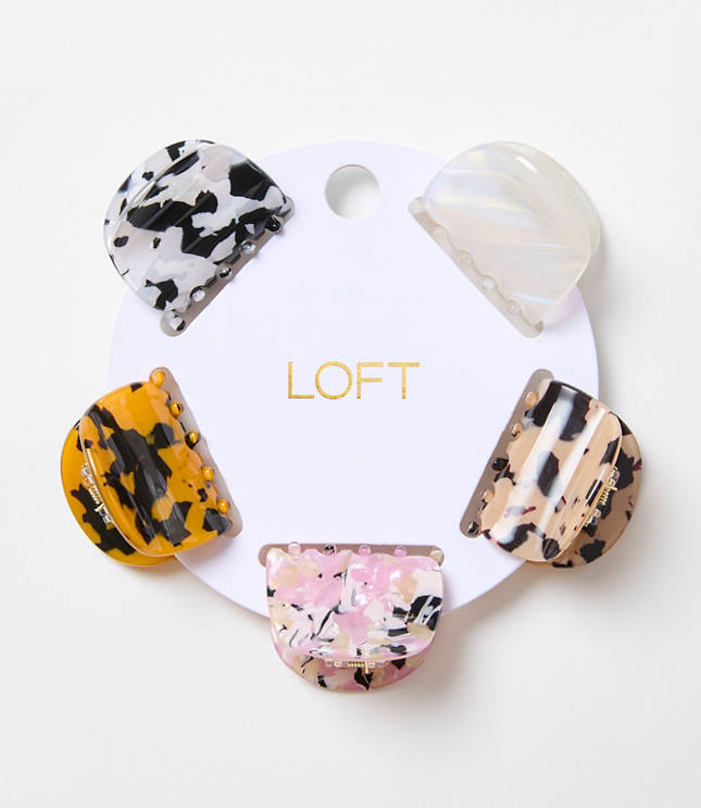 Mini Claw Hair Clip Set