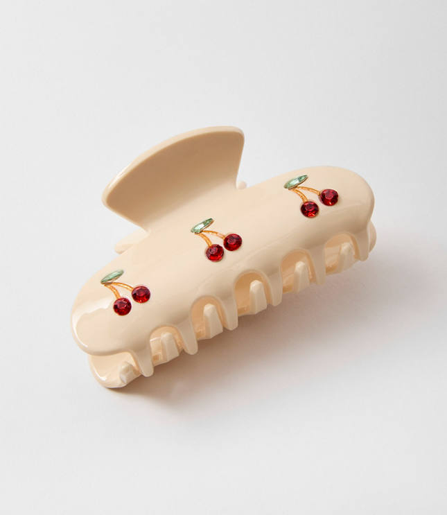 Sparkle Cherry Claw Hair Clip